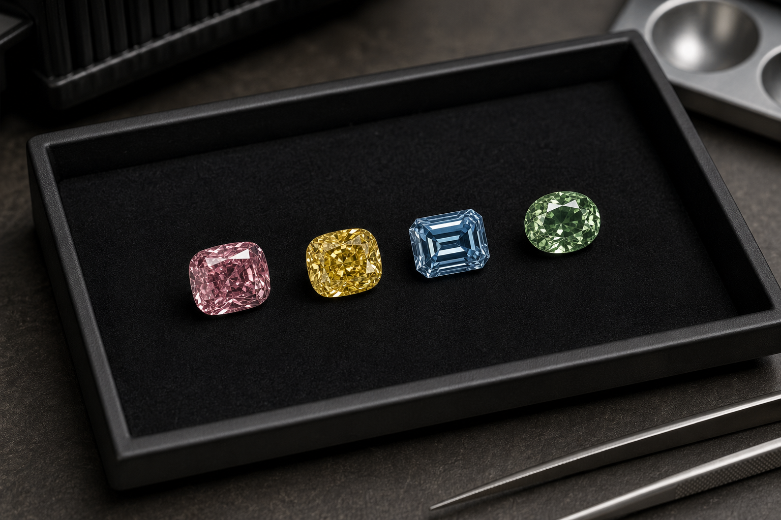 Fancy colour diamonds