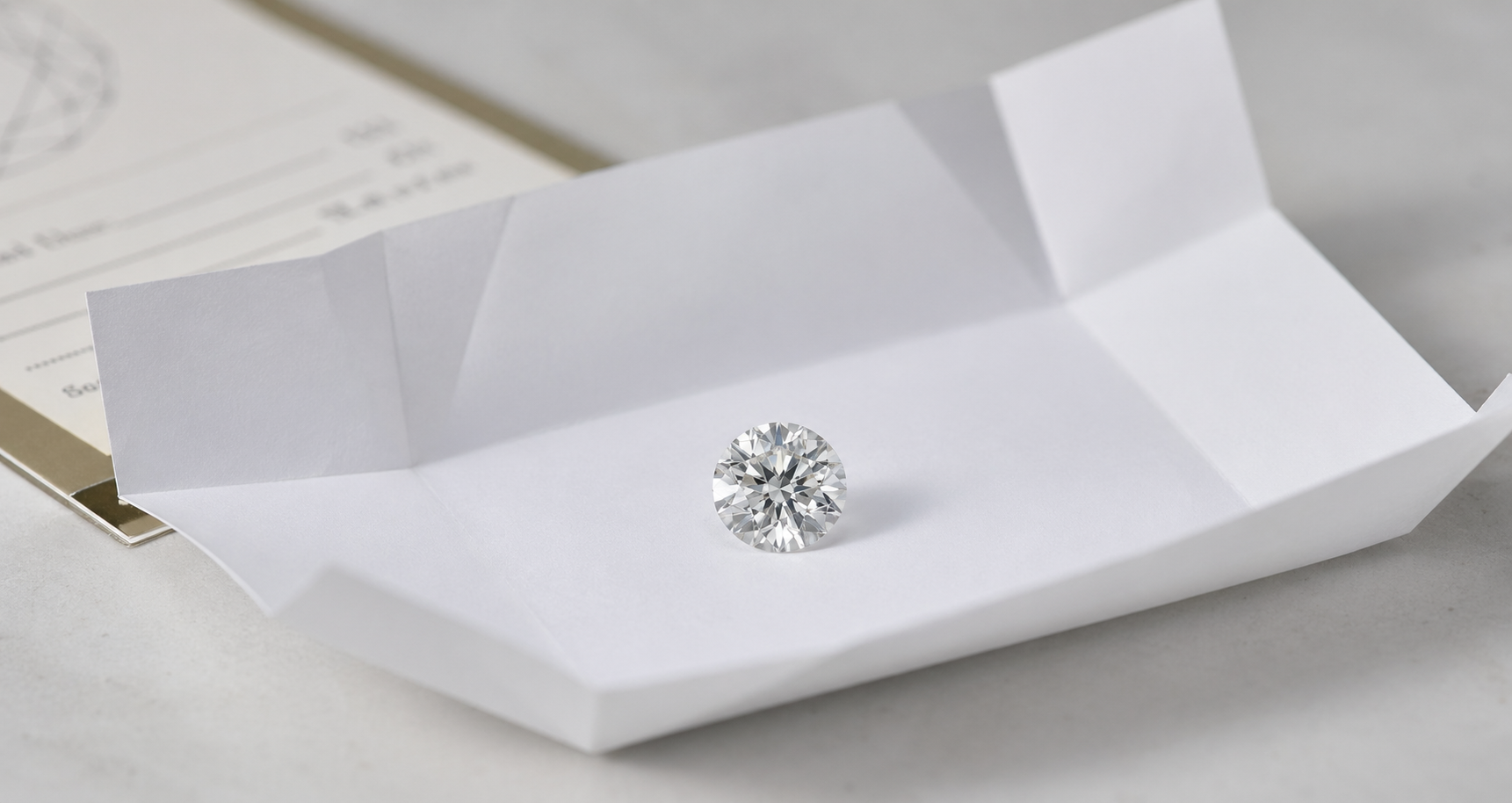 Polished natural diamonds