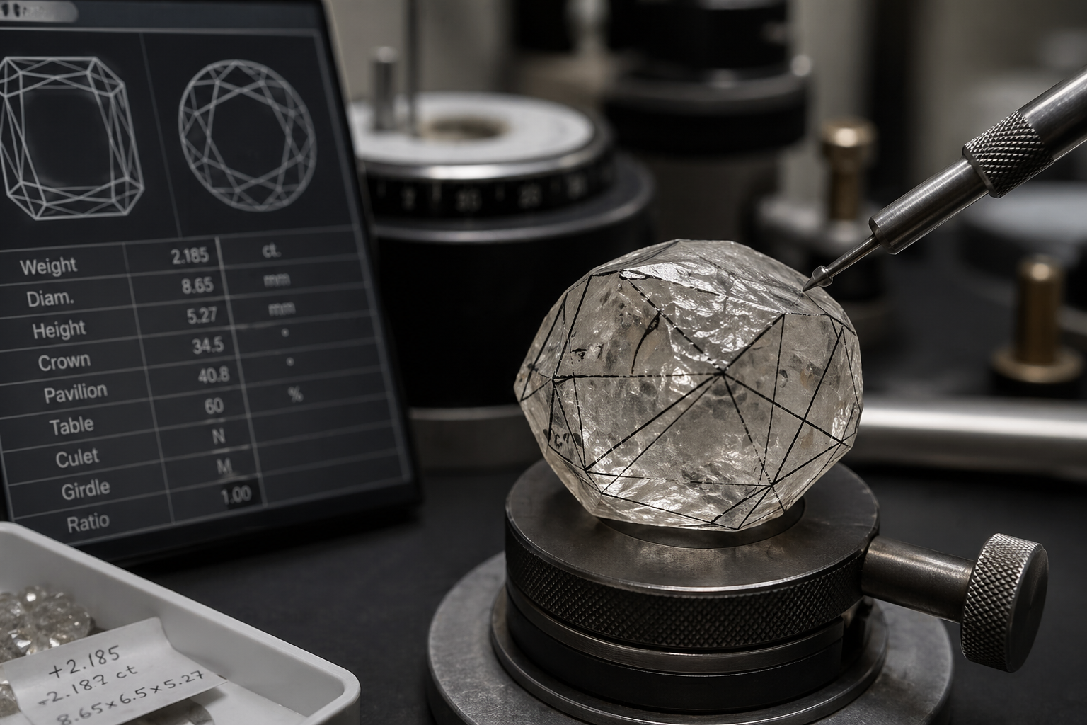 Rough diamond planning